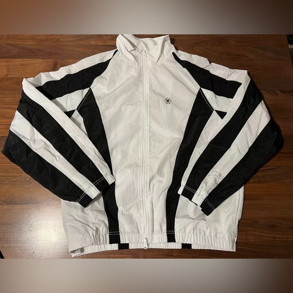 Aime Leon Dore ALD Queens Crest Track Jacket Black/White SS23 Men’s Size Large - Picture 1 of 5